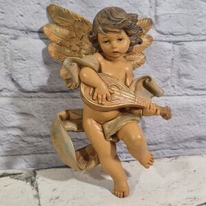 Simonetti Fontanini Depose Italy 567 Angel Cherub Wall Hanging Vintage 1984 7"